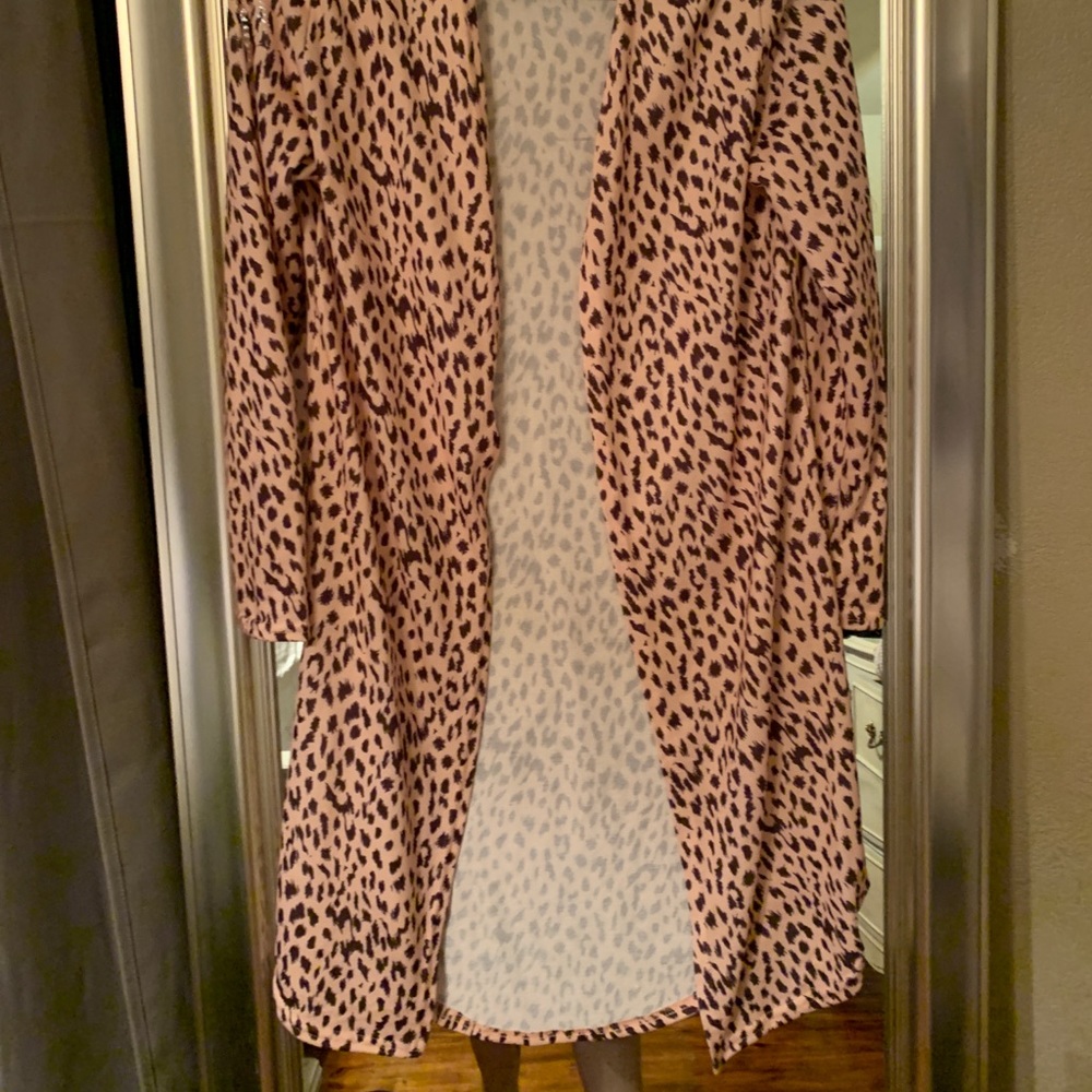 Leopard cardigan!!  Never worn.